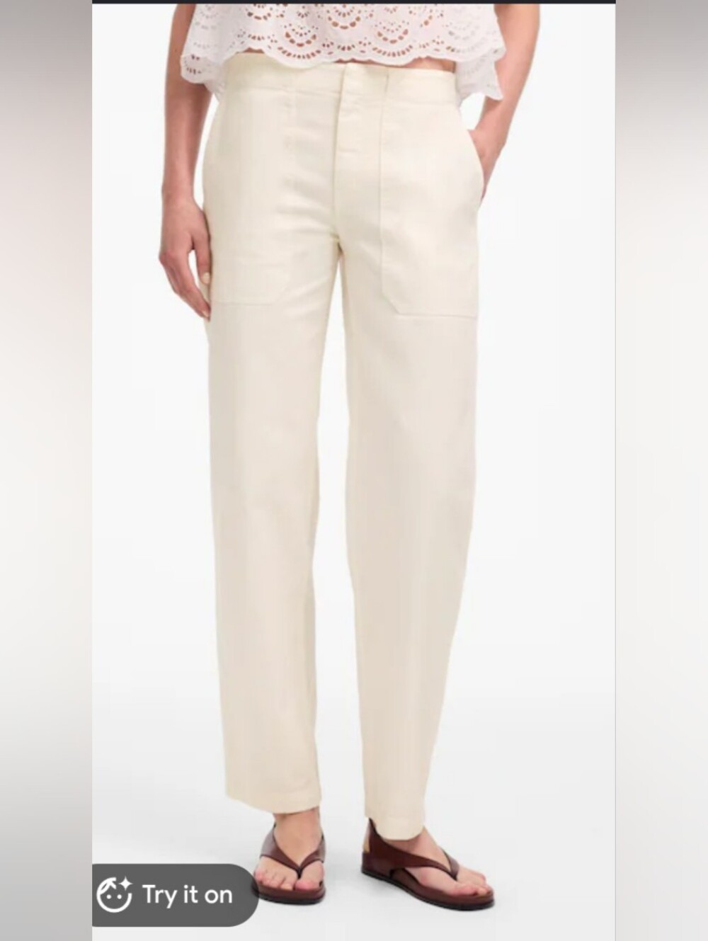 NWOT Madewell Barrel Utility Pant 31